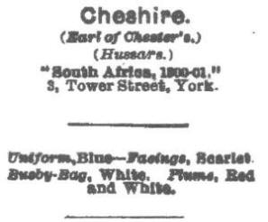 Cheshire Yeomanry