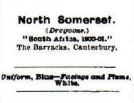 North Somerset Yeomanry Army List 1918