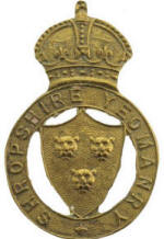 Shropshire Yeomanry Capbadge